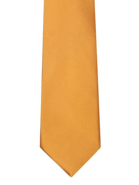 

INVICTUS Men Yellow Solid Broad Tie