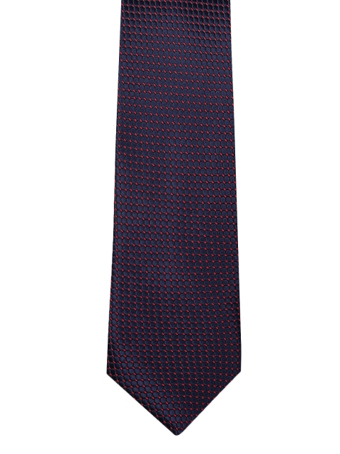 

INVICTUS Men Navy Blue Woven Design Broad Tie