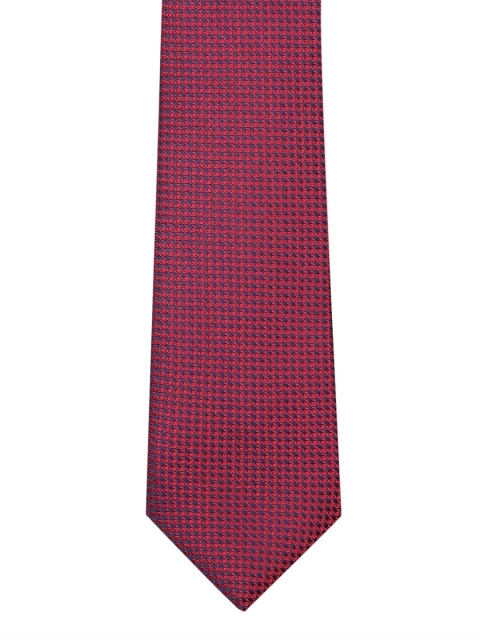 

INVICTUS Men Maroon Woven Design Broad Tie