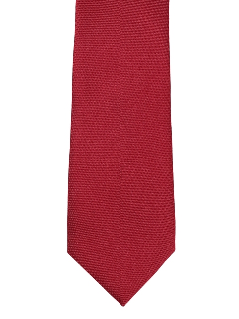 

INVICTUS Men Red Solid Broad Tie