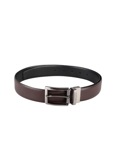 

INVICTUS Men Black & Brown Solid Belt