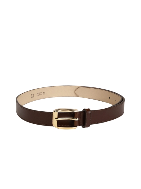 

Mast & Harbour Women Brown Solid Leather Belt