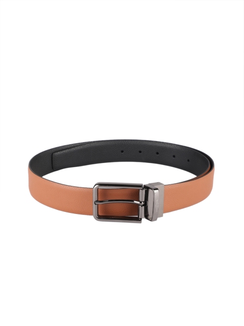 

INVICTUS Men Brown & Black Solid Reversible Leather Belt
