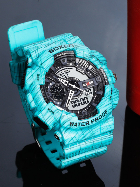 

BOXER Men Black Analogue and Digital Watch BD00164
