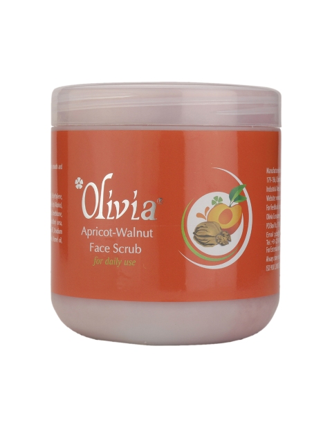 

Olivia Unisex Olivia Apricot-Walnut Natural Skin Care Face Scrub 800g, Orange