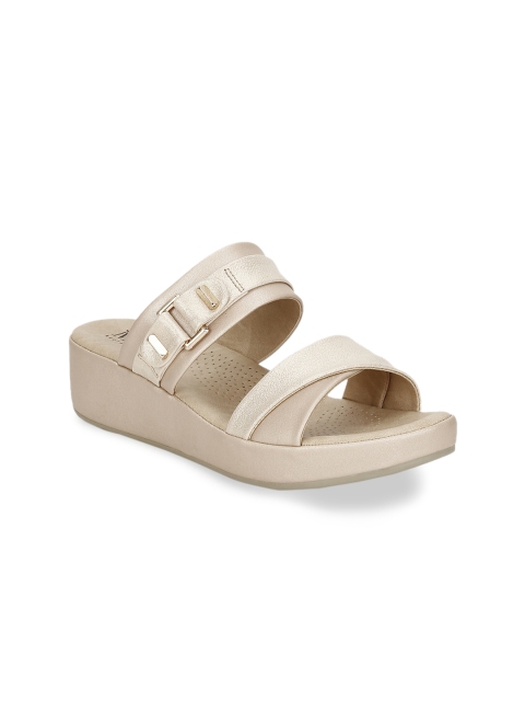 

Mode by Red Tape Women Rose Gold Colourblocked Heels