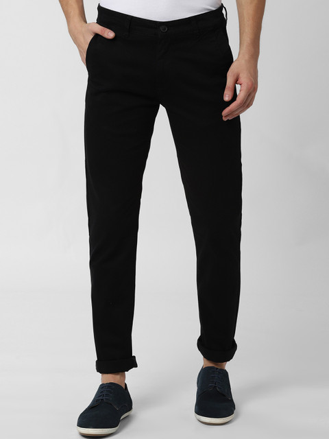 

Peter England Casuals Men Black Tapered Fit Mid-Rise Clean Look Stretchable Jeans