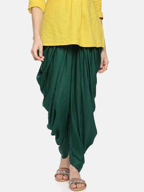 

GOLDSTROMS Women Green Solid Knitted Patiala