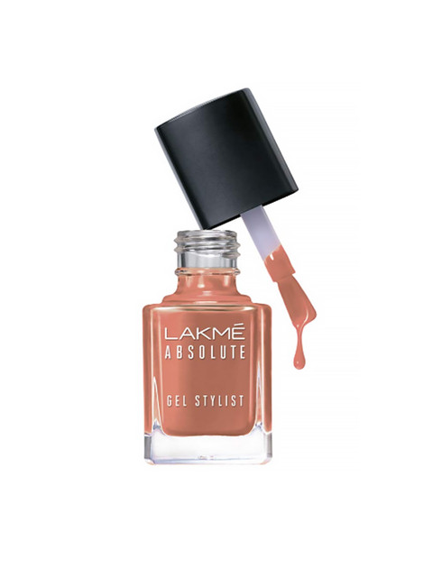 

Lakme Absolute Gel Stylist Nail Color - Butterscotch, Peach