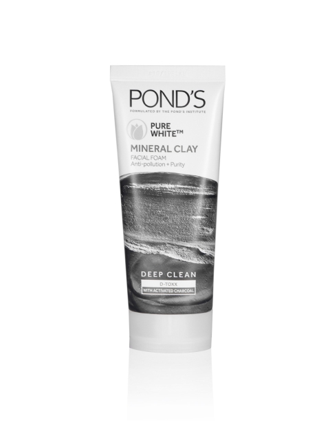 

Ponds Pure White Mineral Clay Anti Pollution Purity Activated Charcoal Facial Foam 90 g
