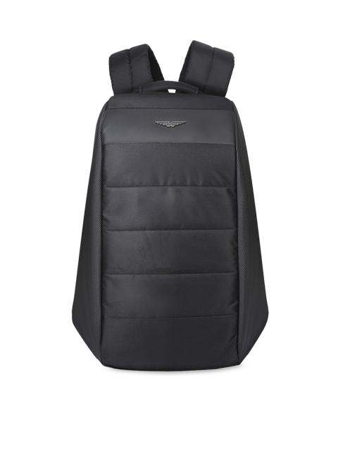

Police Men Black Solid Premium Quality Lightweight Backpack