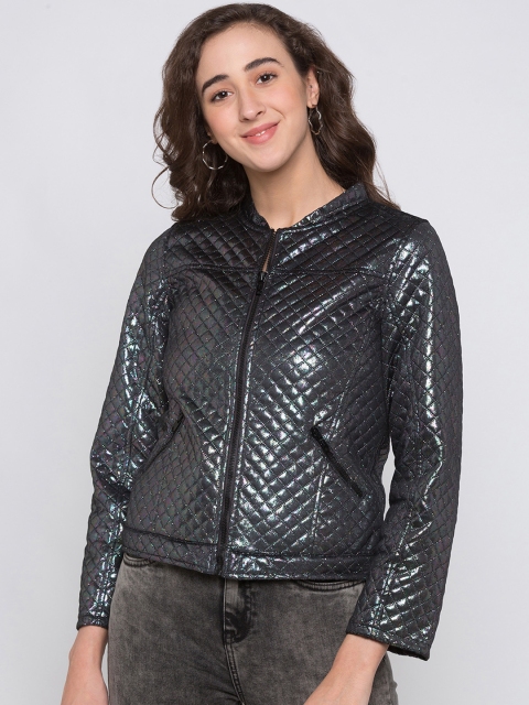 

Globus Women Black Quilted Biker Jacket