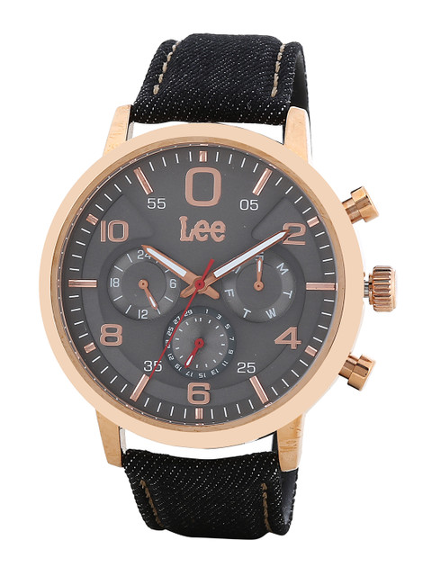 

Lee Men Grey Analogue Watch LEF-M126ARV1-8R