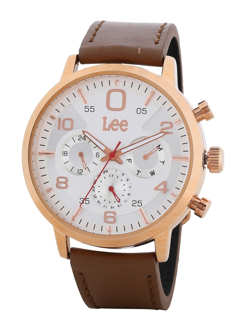 

Lee Men White Analogue Watch LEF-M126ARL5-7R