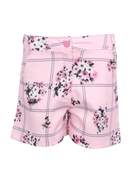 

CUTECUMBER Girls Pink Printed Regular Shorts