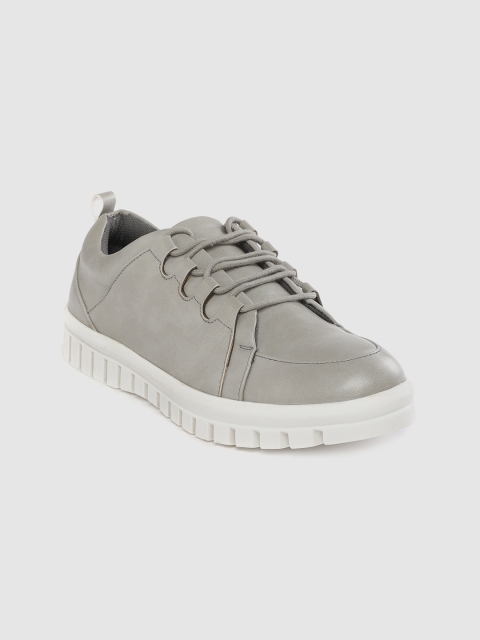 

Roadster Women Grey Solid Sneakers