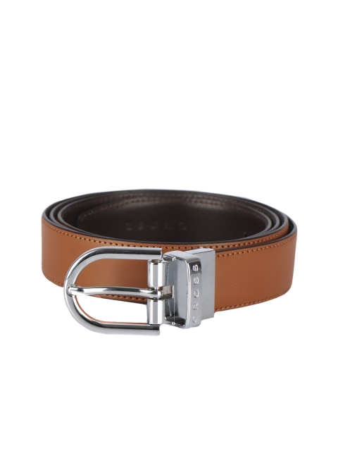 

Cross Men Brown Solid Genuine Leather Reversible Belt