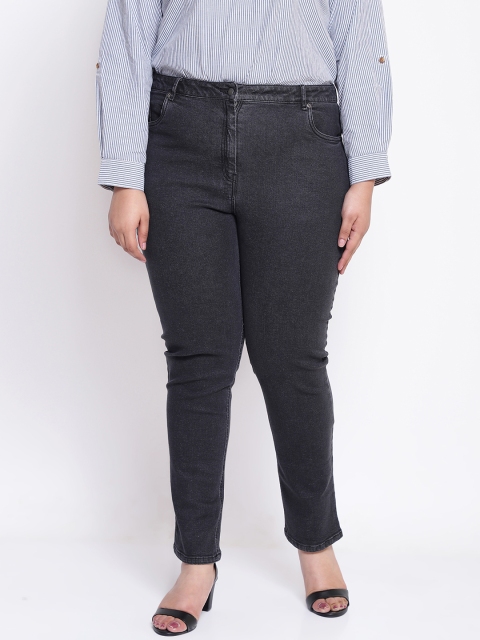 

Amydus Women Black Slim Fit Mid-Rise Clean Look Jeans