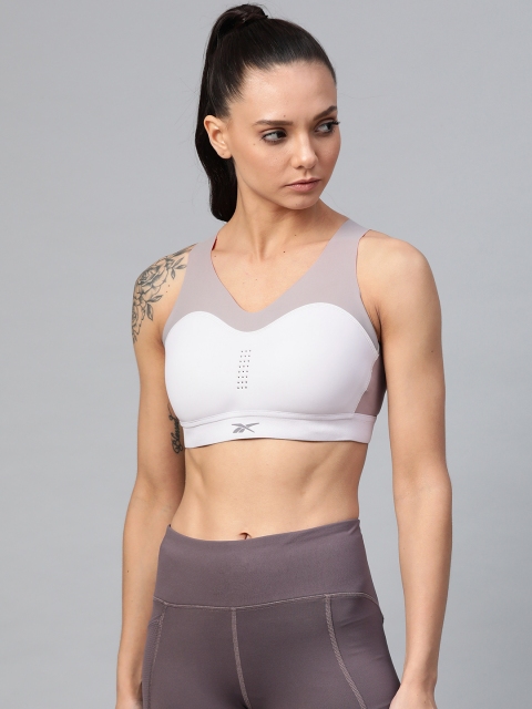 

Reebok Grey Colourblocked Puremove+ Running Bra