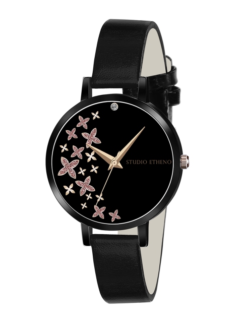

STUDIO ETHENO Women Black Analogue Watch SD-STAR