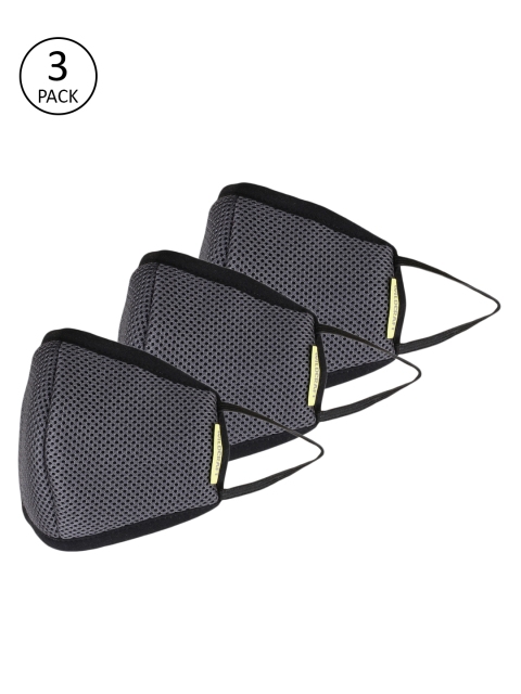 

Wildcraft Adults Pack of 3 Grey HYPASHIELD W95 Reusable 6-Layer Outdoor Masks