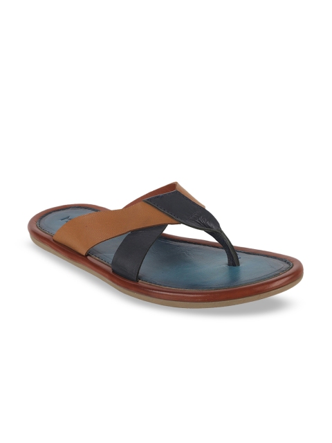 

Metro Men Tan Brown Comfort Sandals