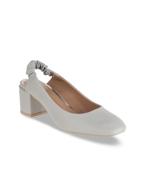 

LEMON & PEPPER Women Grey Solid Pumps