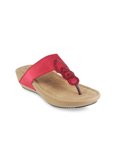 

Metro Women Red Embellished Sandals