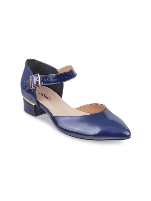 

Metro Women Blue Solid Pumps