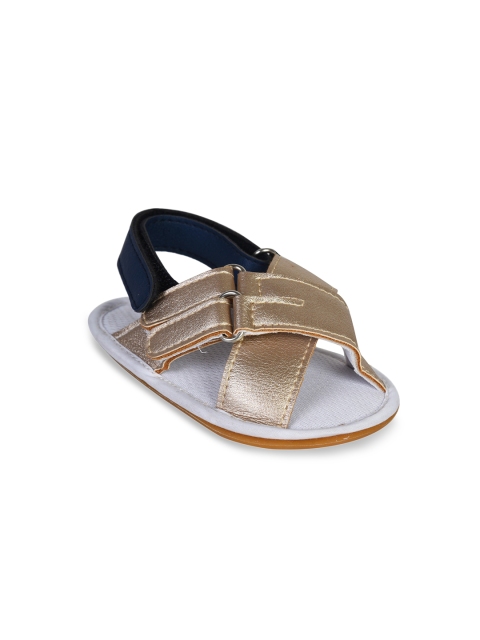 

Kiwi Boys Gold-Toned & Navy Blue Comfort Sandals