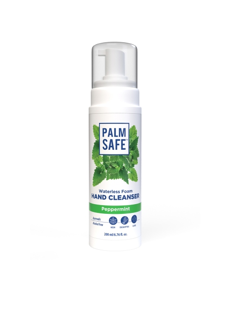 

Palm Safe Foam Based Alcohol-Free Hand Sanitizer 200 ml, White