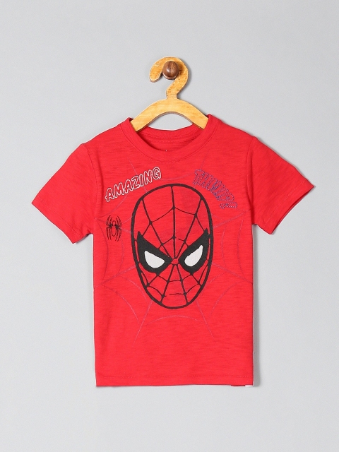 

GAP Boys Red Printed Round Neck T-shirt