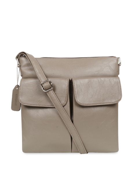

Toteteca Beige Solid Sling Bag