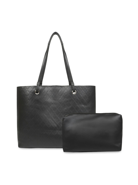 

Toteteca Black Solid Shoulder Bag