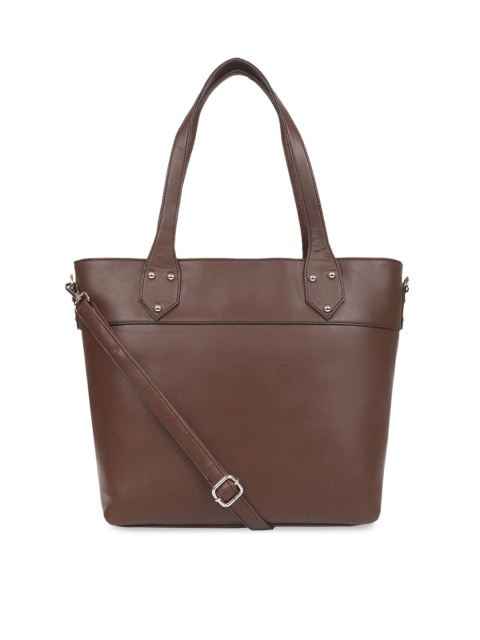 

Toteteca Brown Solid Shoulder Bag