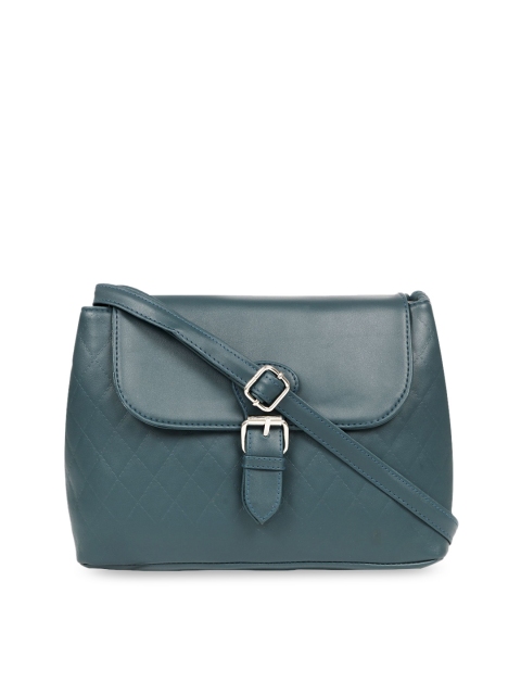 

Toteteca Women Teal Green Solid Sling Bag