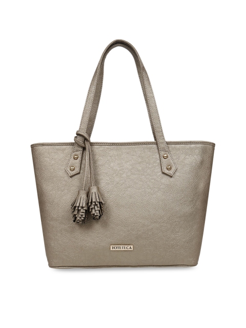 

Toteteca Taupe Solid Shoulder Bag