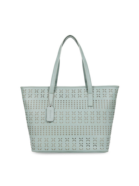

Toteteca Green Textured Shoulder Bag