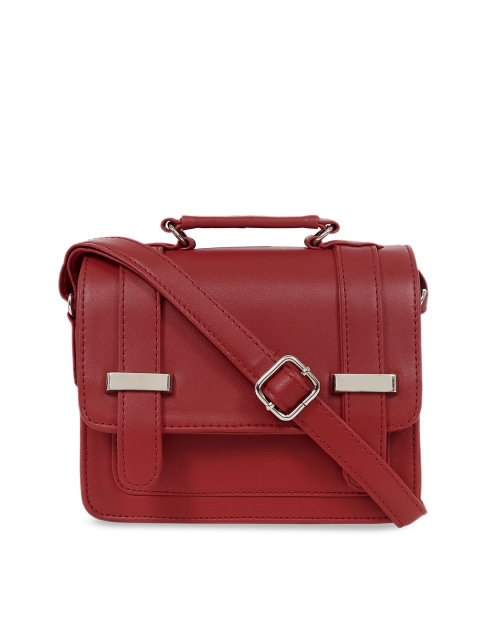 

Toteteca Red Solid Satchel