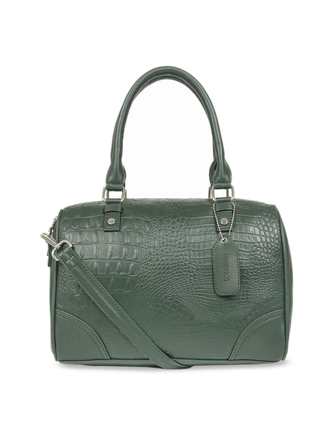 

Toteteca WomenGreen Animal Textured Handheld Bag, Green