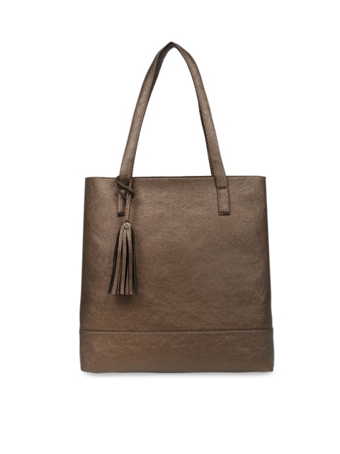 

Toteteca Bronze-Toned Solid Shoulder Bag