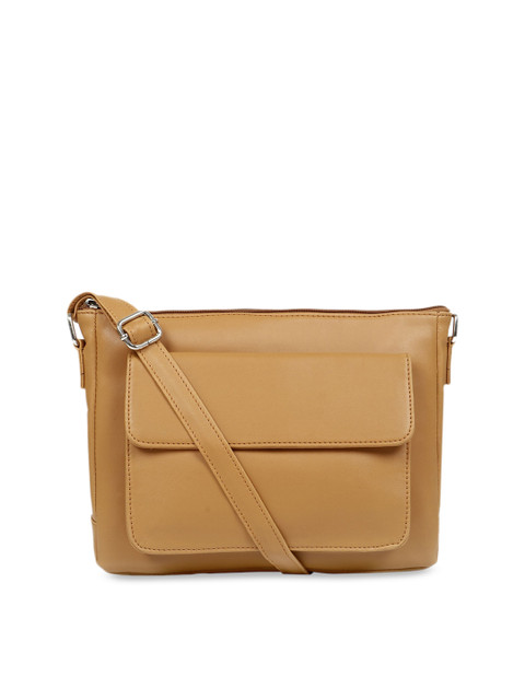 

Toteteca Mustard Yellow Solid Sling Bag