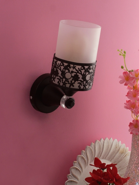 

Aesthetic Home Solutions Black & White Ceiling Lamp with Shade