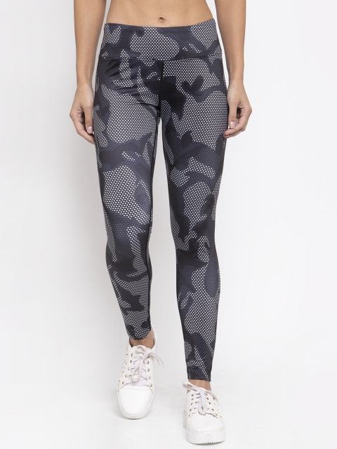 

Global Republic Women Grey Printed Tights