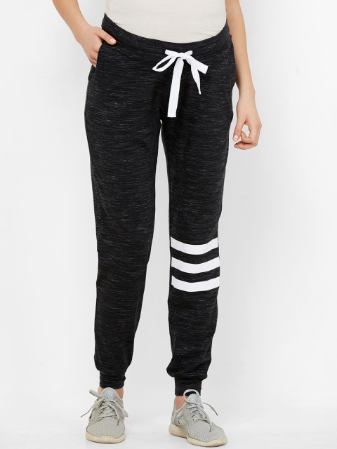 

Mystere Paris Women Charcoal Grey Solid Straight-Fit Maternity Joggers
