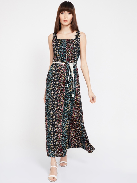 

CODE by Lifestyle Women Black Printed Maxi Dress