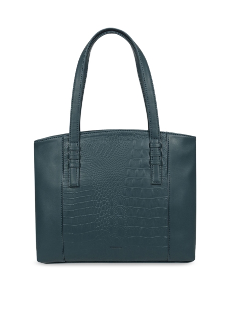 

Toteteca Green Textured Handheld Bag