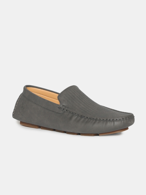 

U.S. Polo Assn. Men Grey Leather Loafers