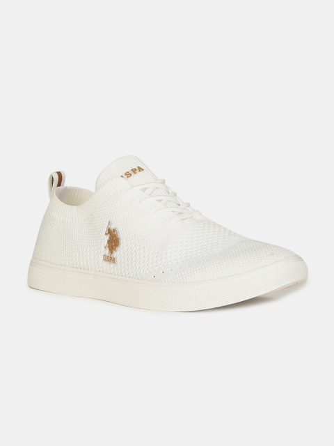 

U.S. Polo Assn. Men Off-White Sneakers