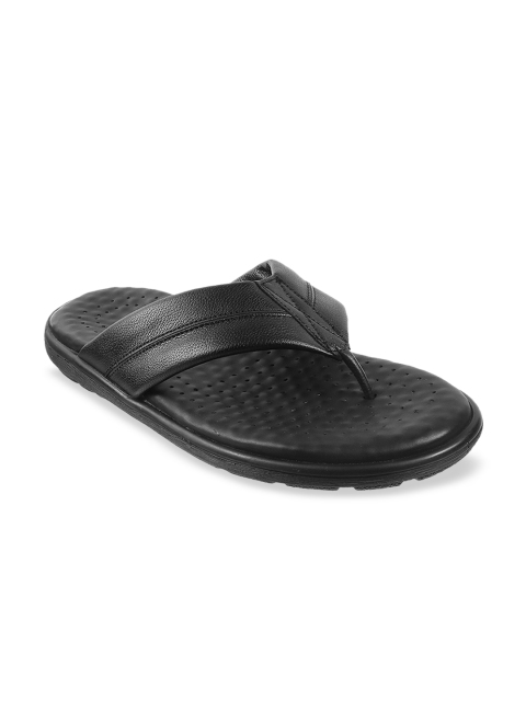 

Mochi Men Black Leather Comfort Sandals
